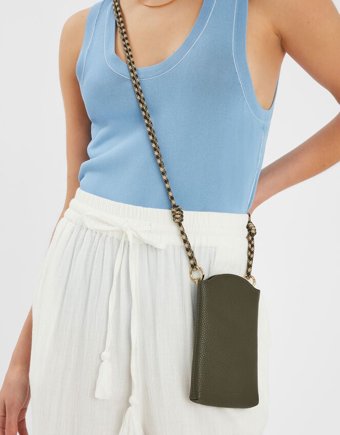 accessorize Cord Strap Phone Bag