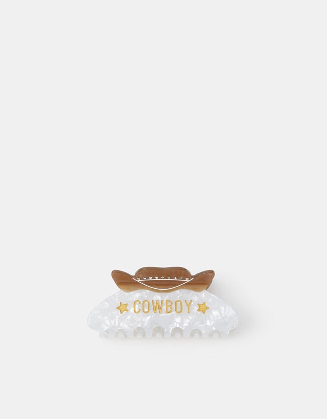 accessorize Cowboy Hat Claw Clip