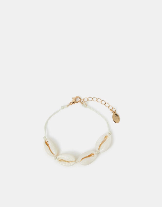 Accessorize Cowrie Shell Cord Bracelet