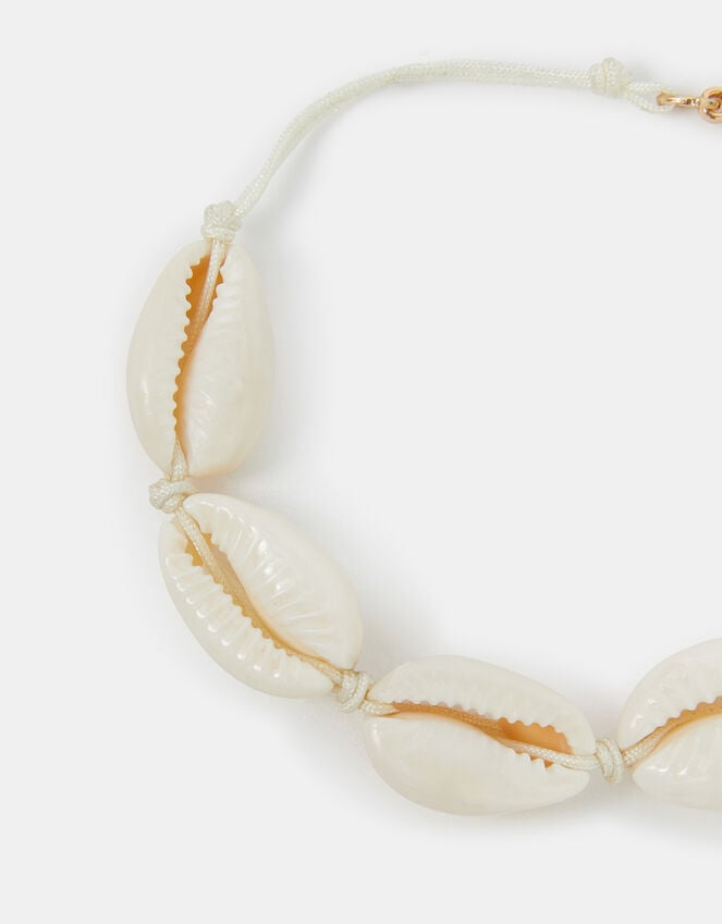 accessorize Cowrie Shell Cord Bracelet