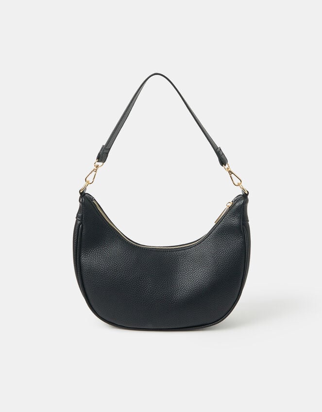 Accessorize Crescent Shoulder Bag Black