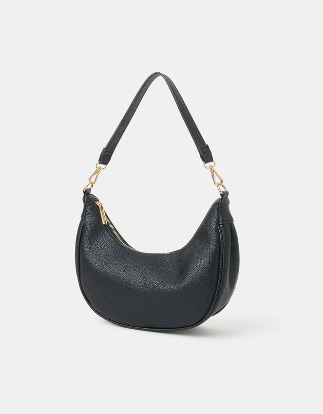 Accessorize Crescent Shoulder Bag Black
