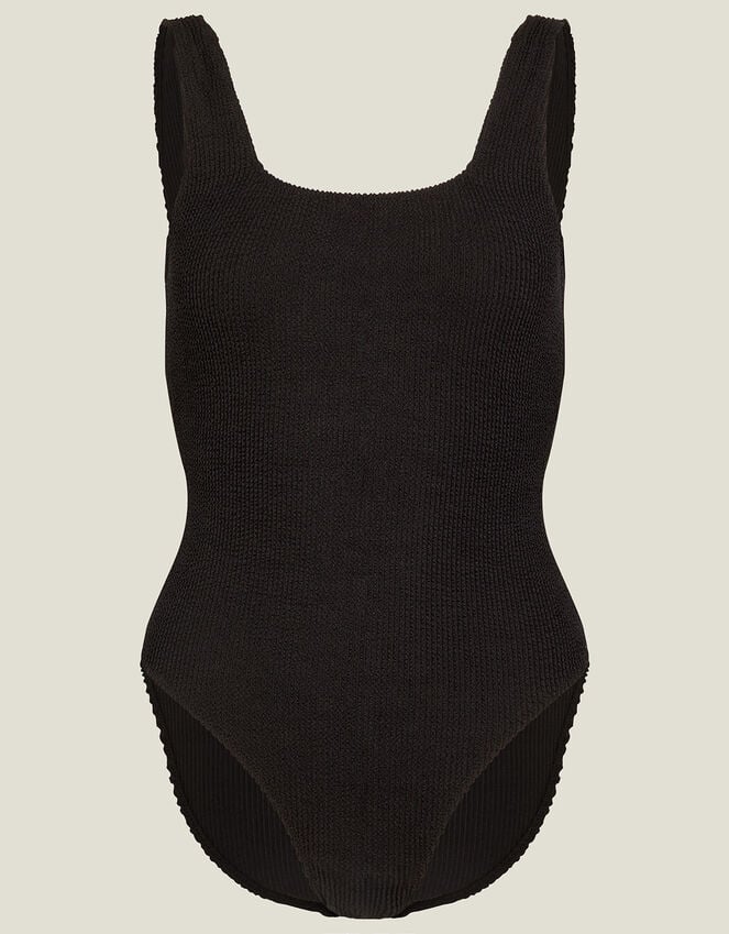 Accessorize Crinkle Swimsuit Black