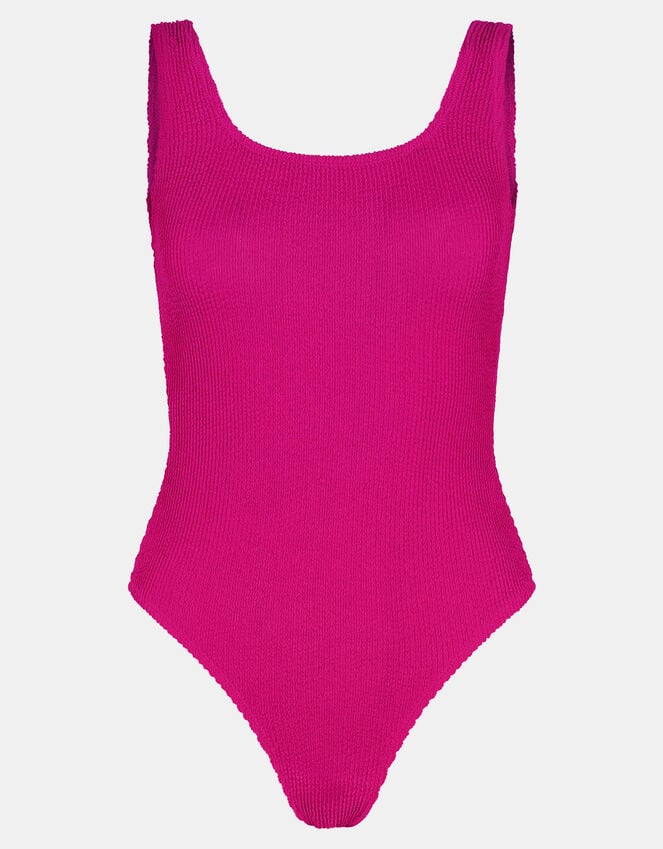 Accessorize Crinkle Swimsuit Pink