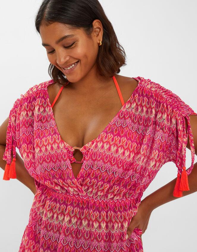 Accessorize Crochet Mini Kaftan Multi