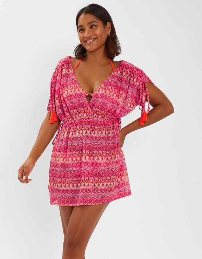 accessorize Crochet Mini Kaftan Multi