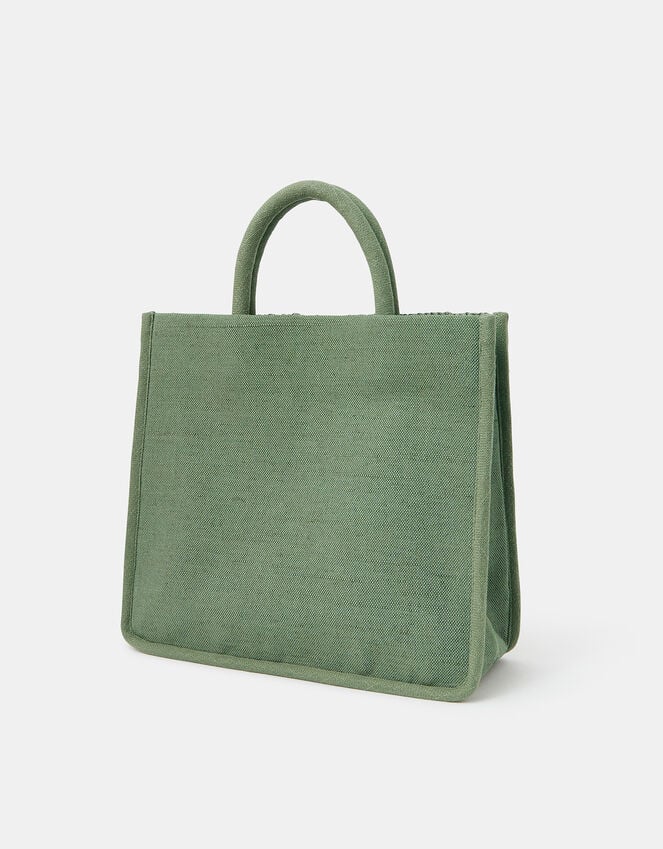 Accessorize Crochet Raffia Handbag