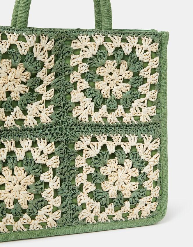 Accessorize Crochet Raffia Handbag