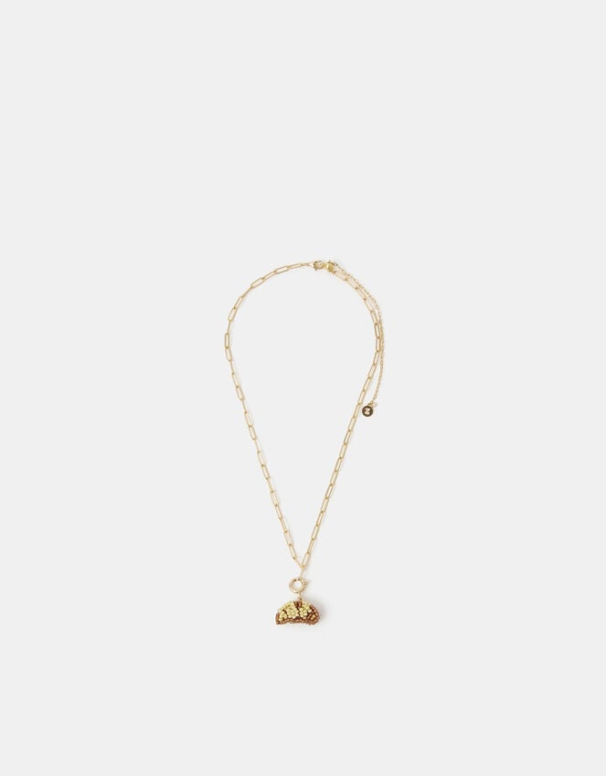 Accessorize Croissant Beaded Charm