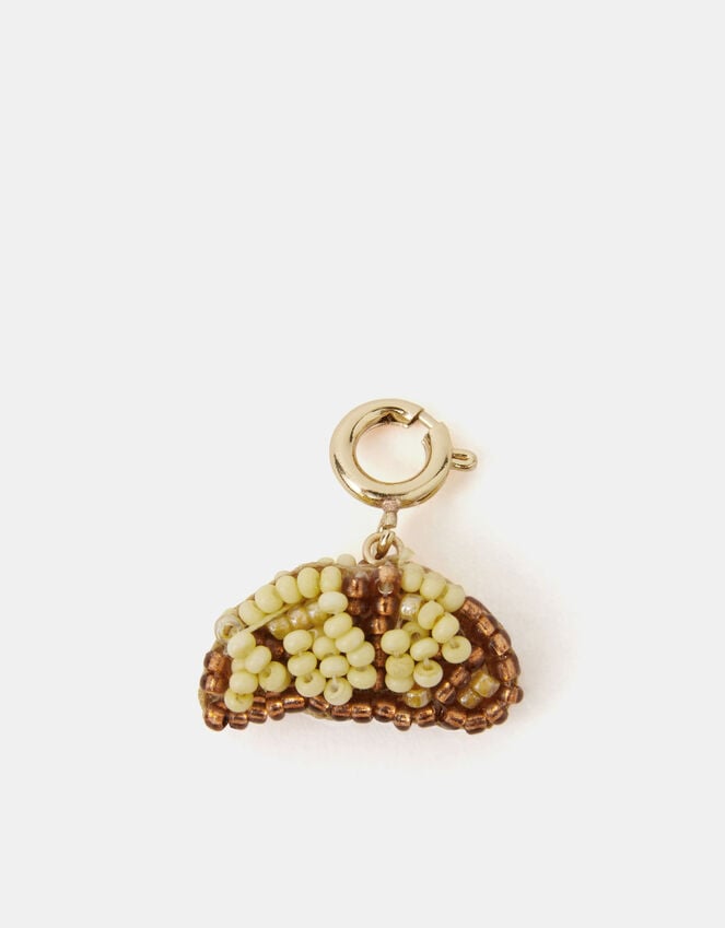 accessorize Croissant Beaded Charm