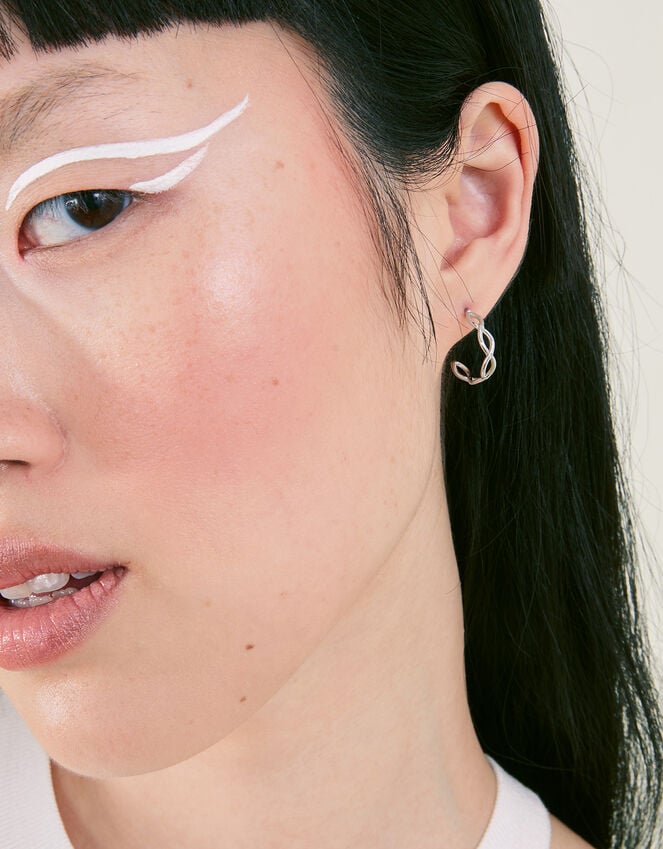 Accessorize Crossover Hoop Earrings