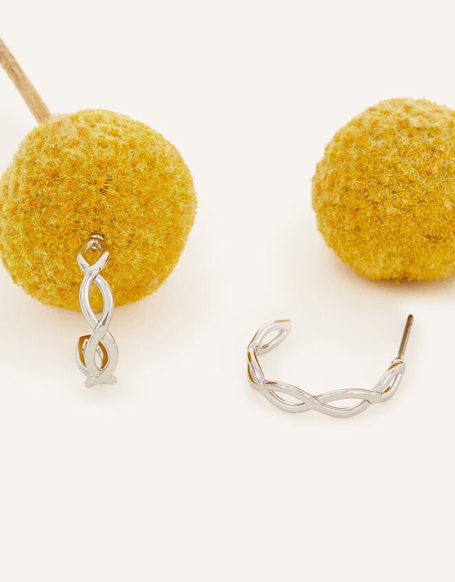 Accessorize Crossover Hoop Earrings
