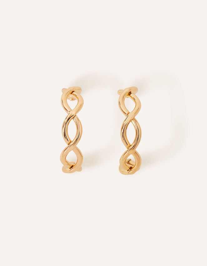 Accessorize Crossover Hoop Earrings