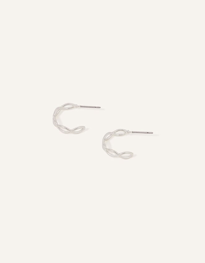 accessorize Crossover Hoop Earrings