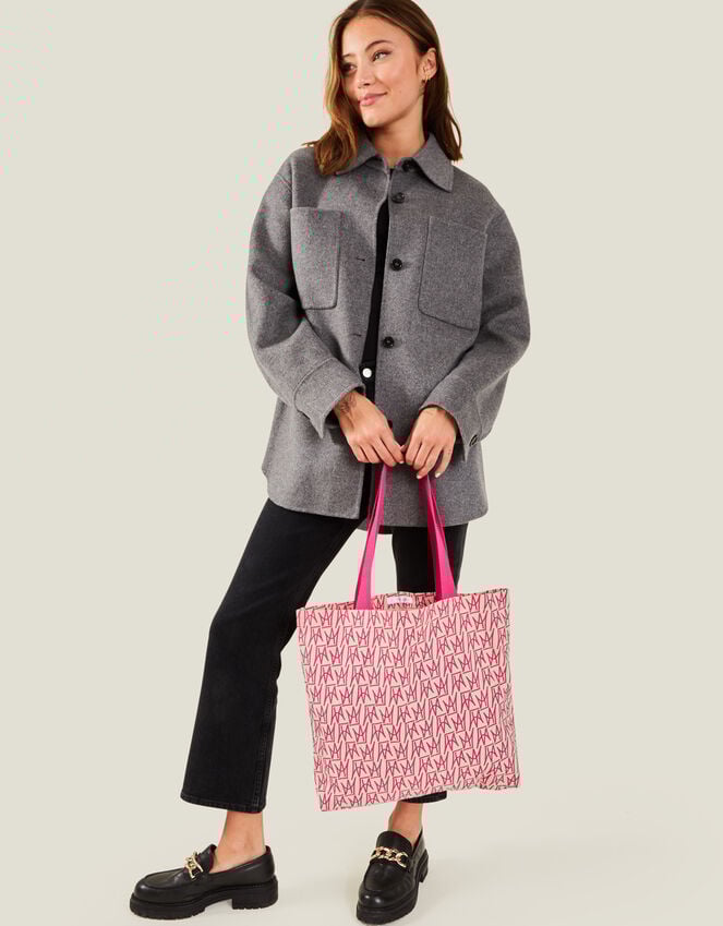 accessorize Crown Print Shopper Bag