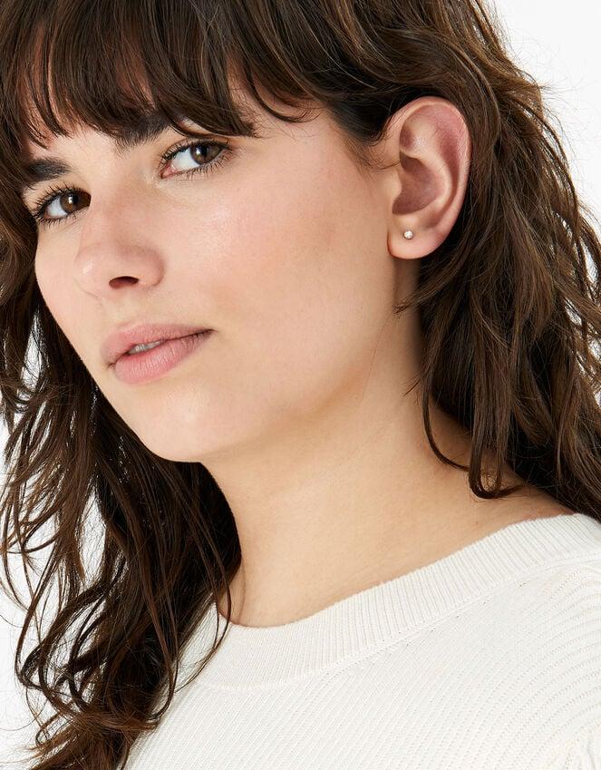 Accessorize Crystal Drop Earrings Set Of Three