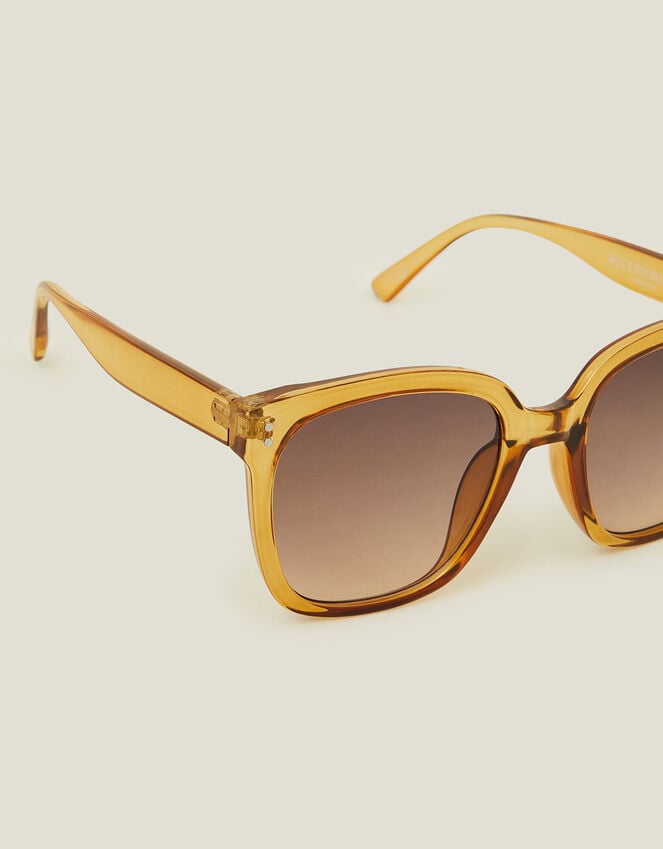 Accessorize Crystal Large Square Sunglasses