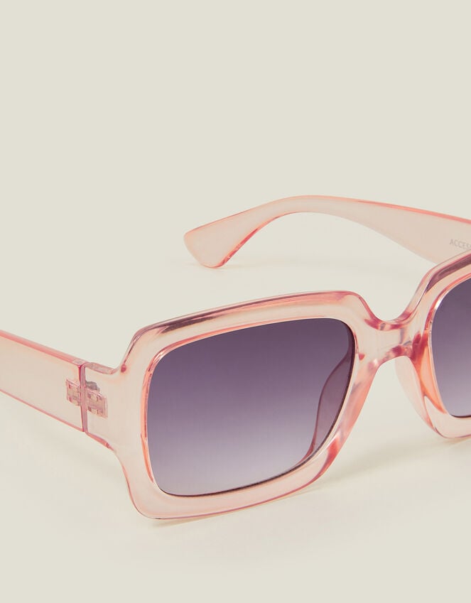 Accessorize Crystal Oversized Square Sunglasses