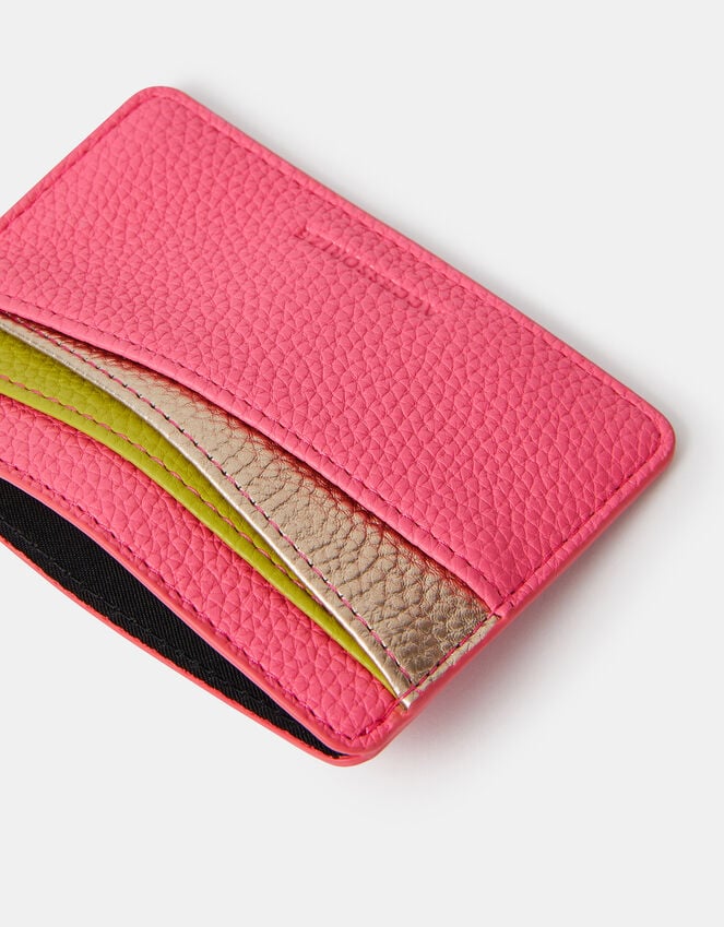 Accessorize Curved Colour Block Card Holder