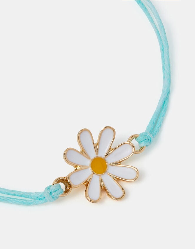 accessorize Daisy Charm Cord Bracelet