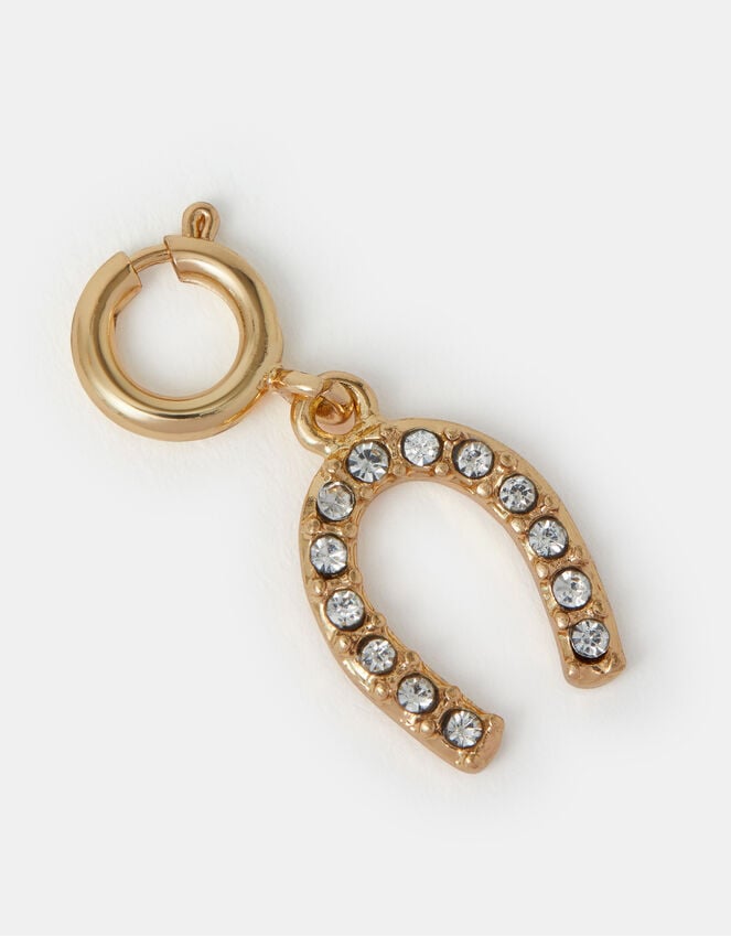 accessorize Diamante Horseshoe Jewellery Charm