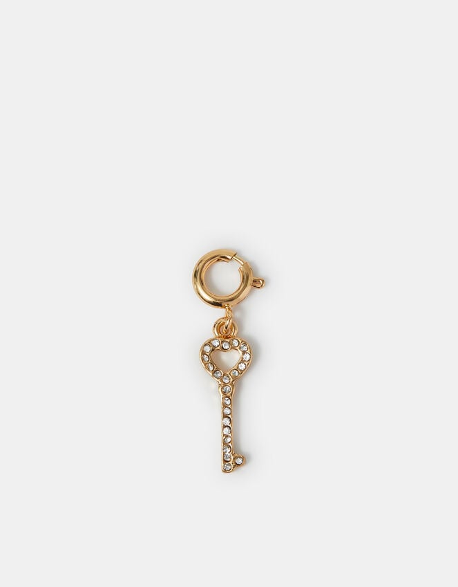 Accessorize Diamanté Key Jewellery Charm