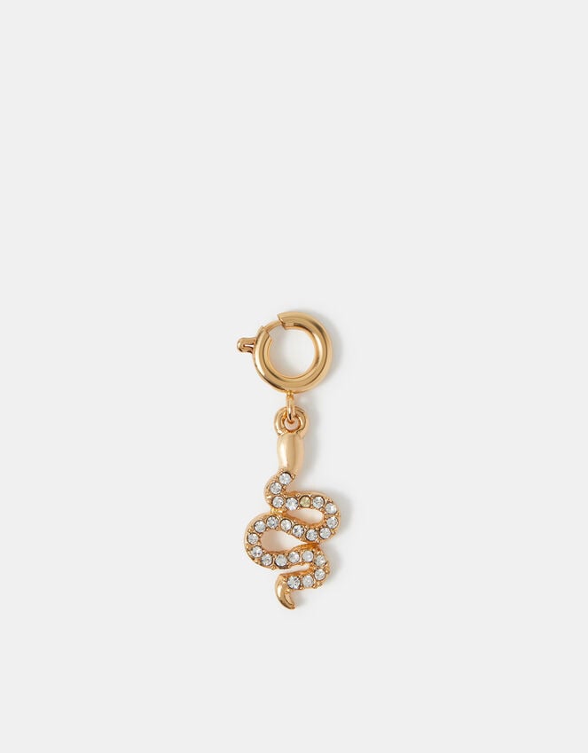 Accessorize Diamanté Snake Jewellery Charm