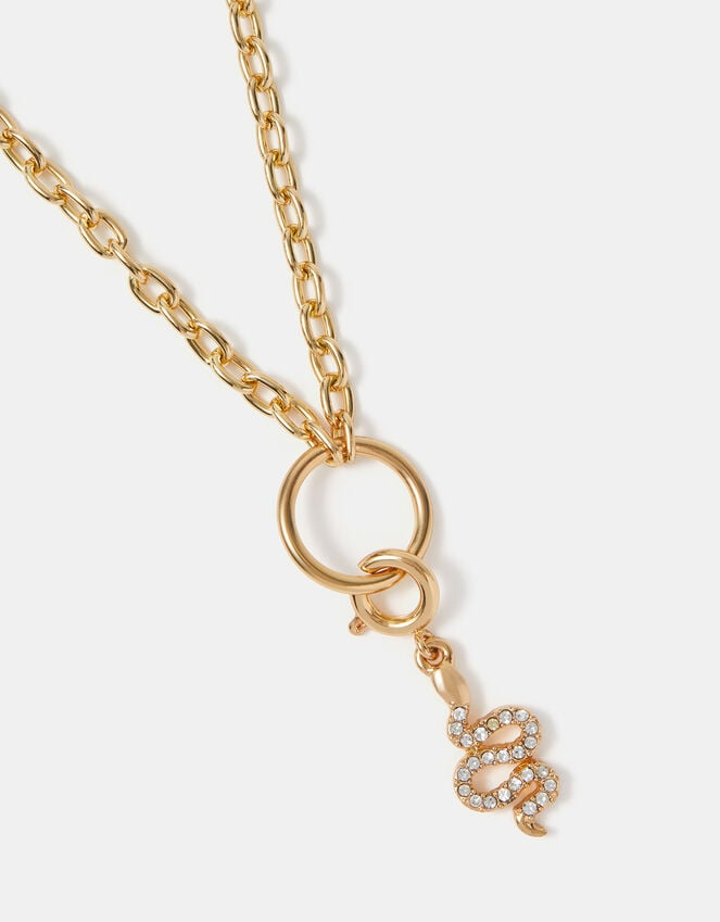 Accessorize Diamanté Snake Jewellery Charm