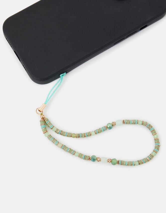 Accessorize Disc Beaded Phone Charm
