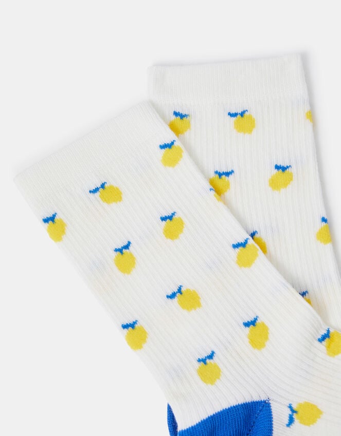 Accessorize Ditsy Lemon Socks