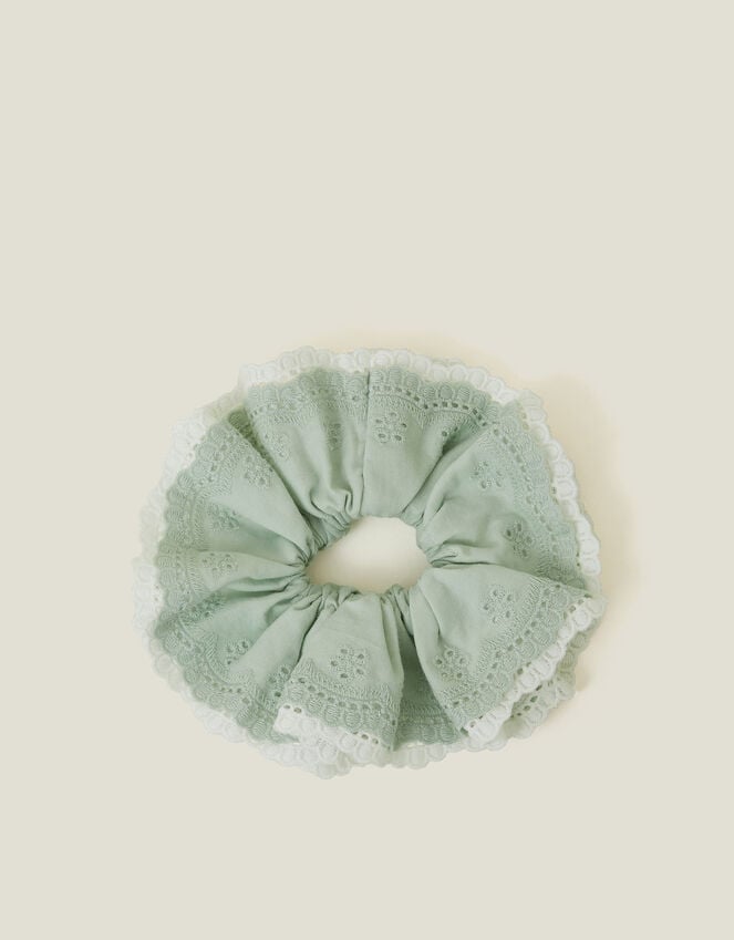 accessorize Double Broderie Hair Scrunchie