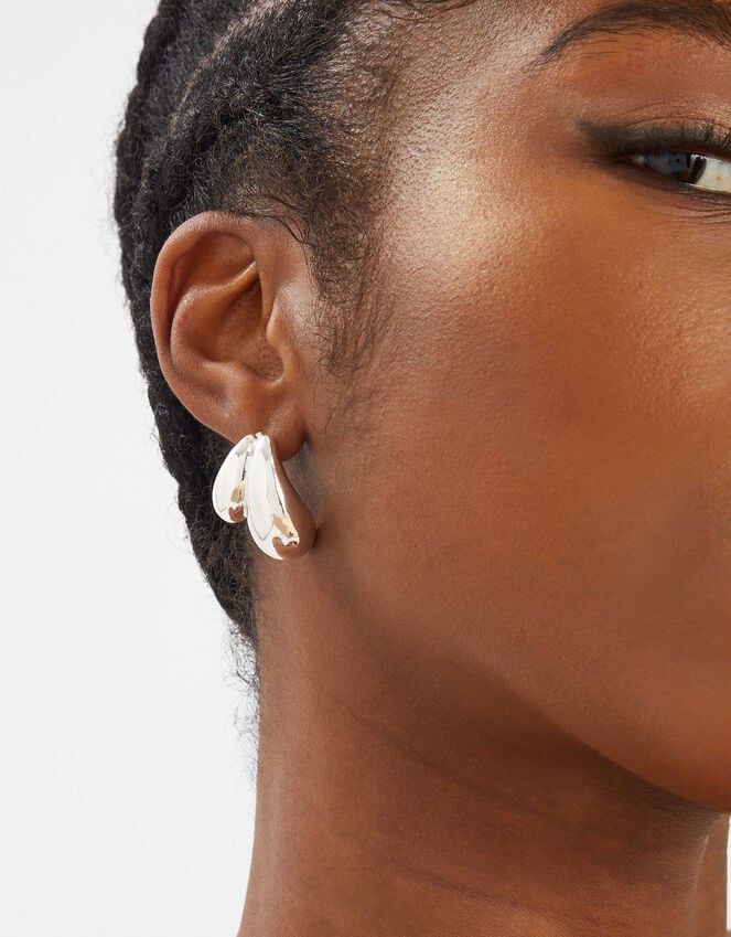 Accessorize Double Curve Drop Earrings