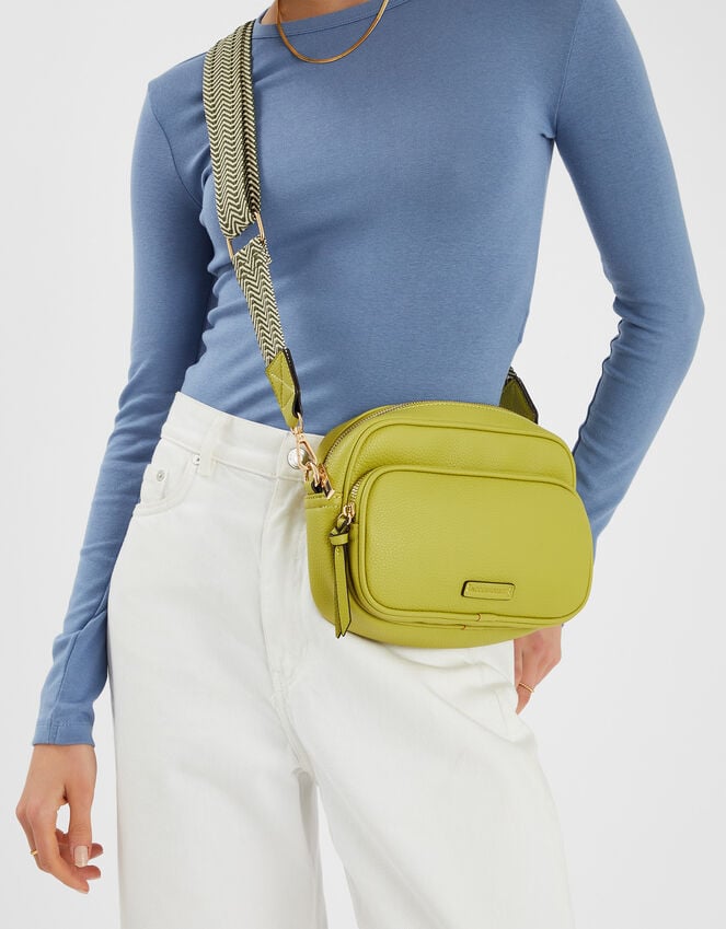 accessorize Double Zip Camera Bag Green