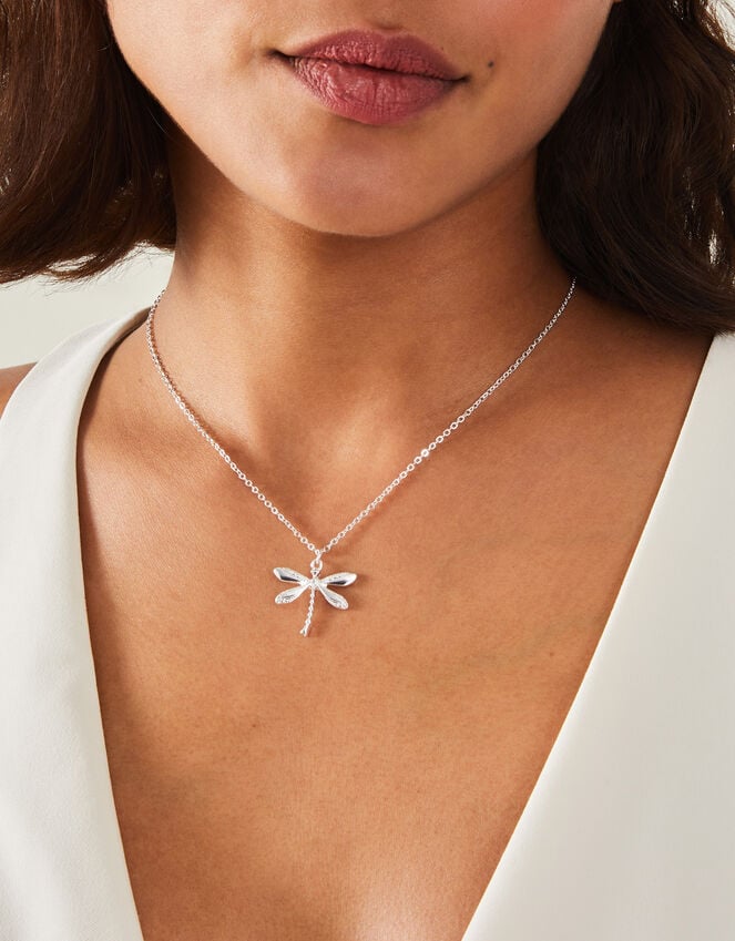 Accessorize Dragonfly Pendant Necklace