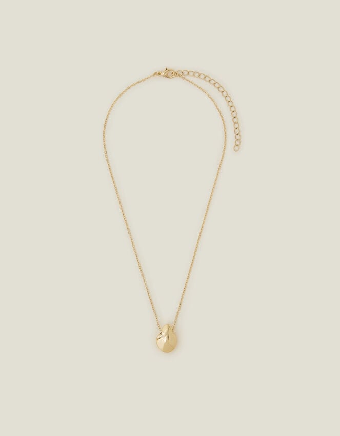 Accessorize Drop Curve Pendant Necklace