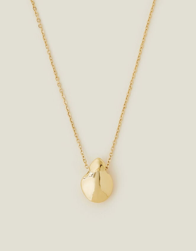 accessorize Drop Curve Pendant Necklace