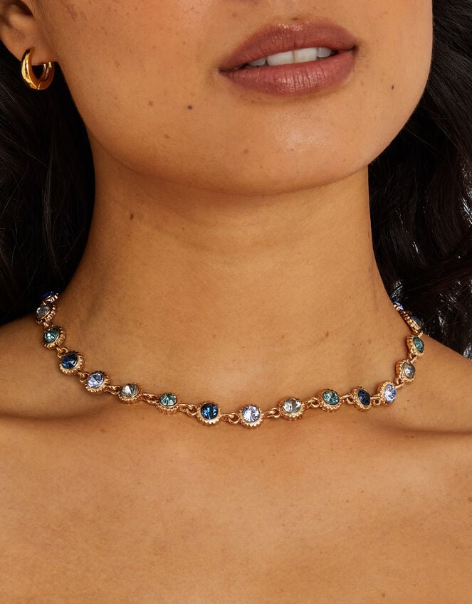 Accessorize Eclectic Gem Collar Necklace
