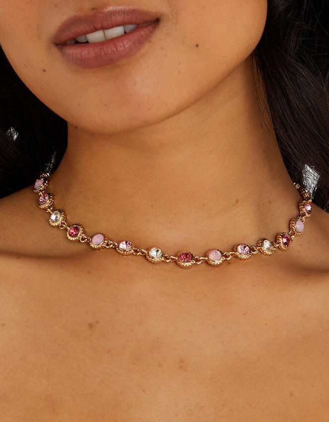 Accessorize Eclectic Gem Collar Necklace