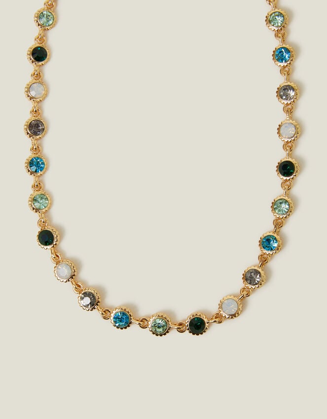 accessorize Eclectic Gem Collar Necklace