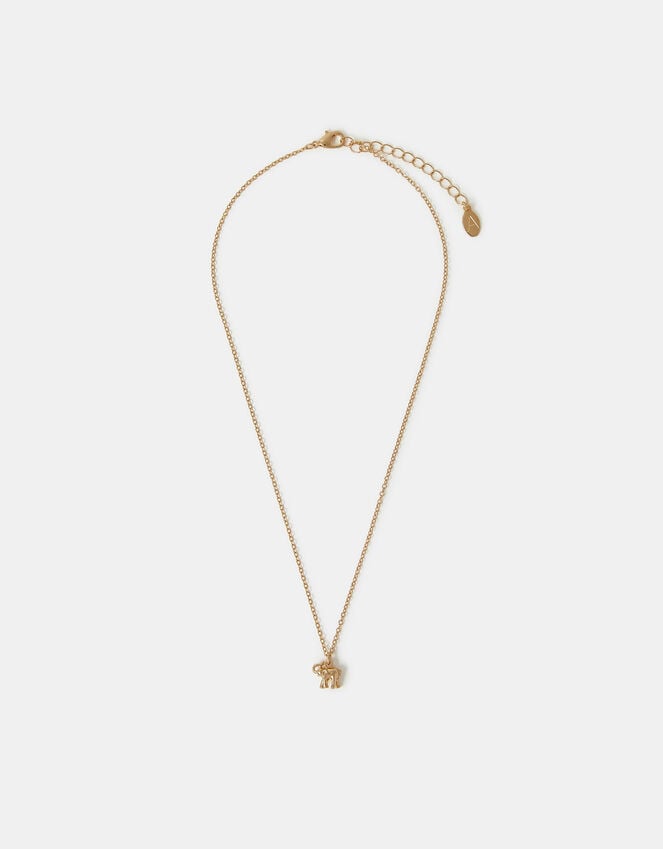 Accessorize Elephant Pendant Necklace