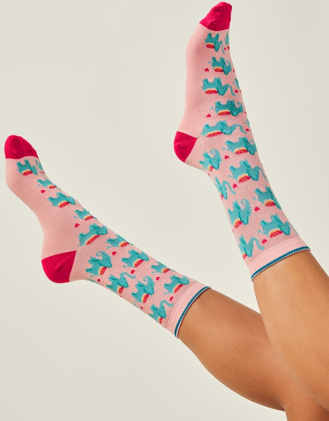 Accessorize Elephant Print Socks