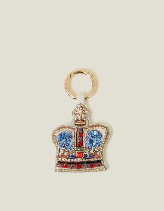 Accessorize Embellished London Crown Keyring