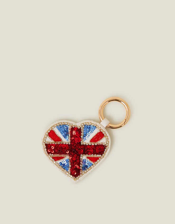 Accessorize Embellished London Union Jack Keyring