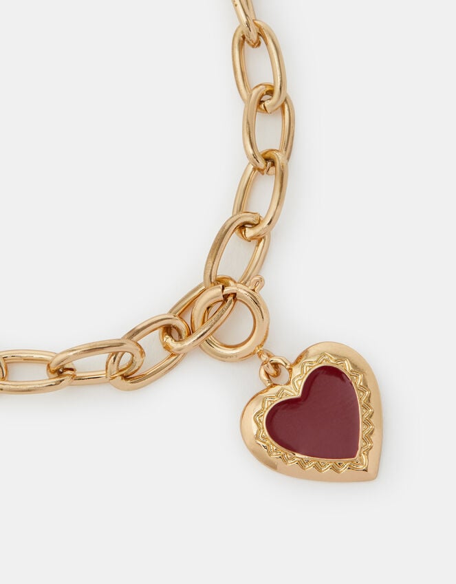 Accessorize Enamel Heart Jewellery Charm