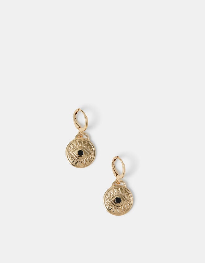 Accessorize Evil Eye Coin Drop Earrings