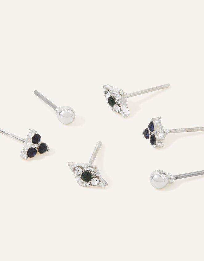 accessorize Evil Eye Stud Earrings Set of Three