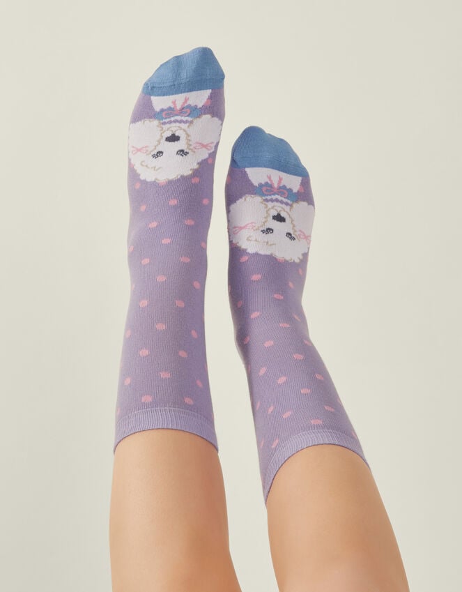 Accessorize Fancy Poodle Socks