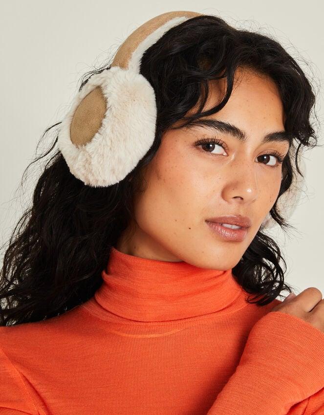 Accessorize Faux Fur Suedette Earmuffs