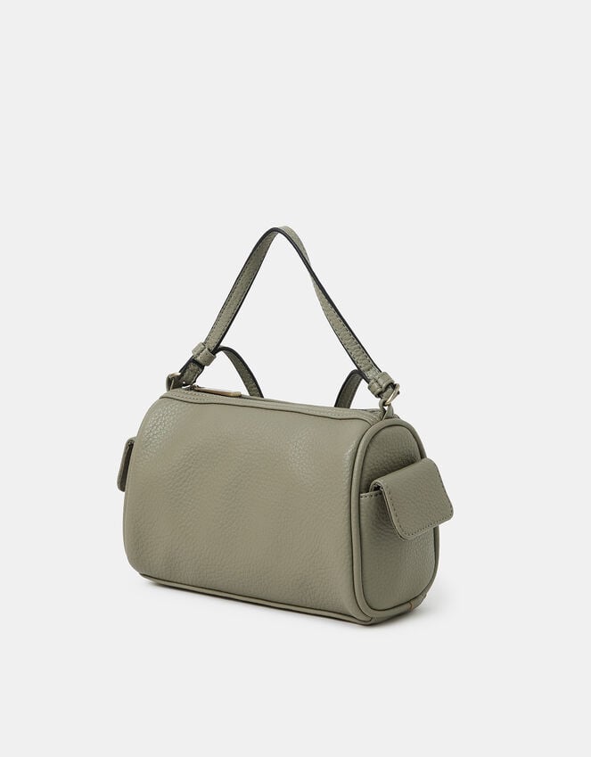 Accessorize Faux Leather Crossbody Bag Green