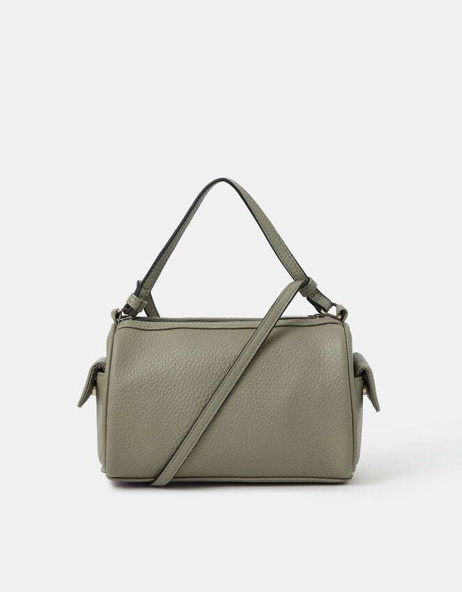 accessorize Faux Leather Crossbody Bag Green
